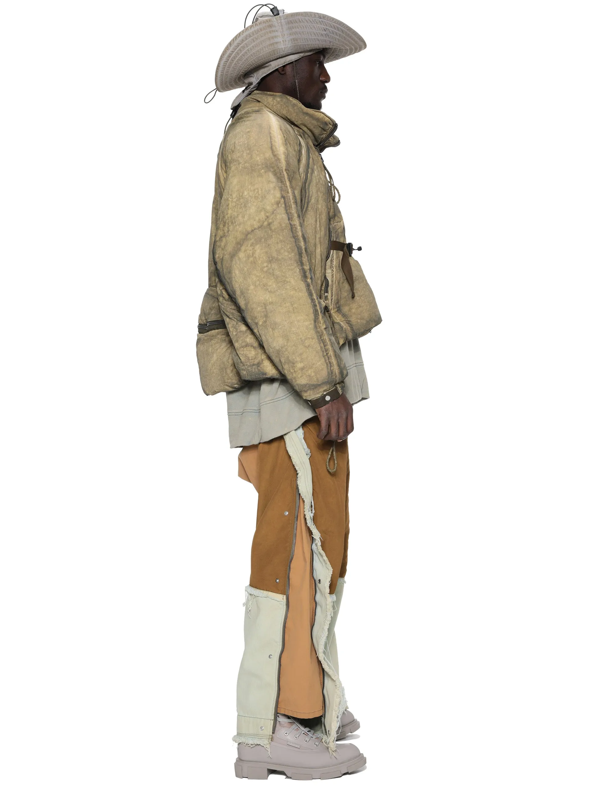 Manta Cargo Quilted Bomber Jacket