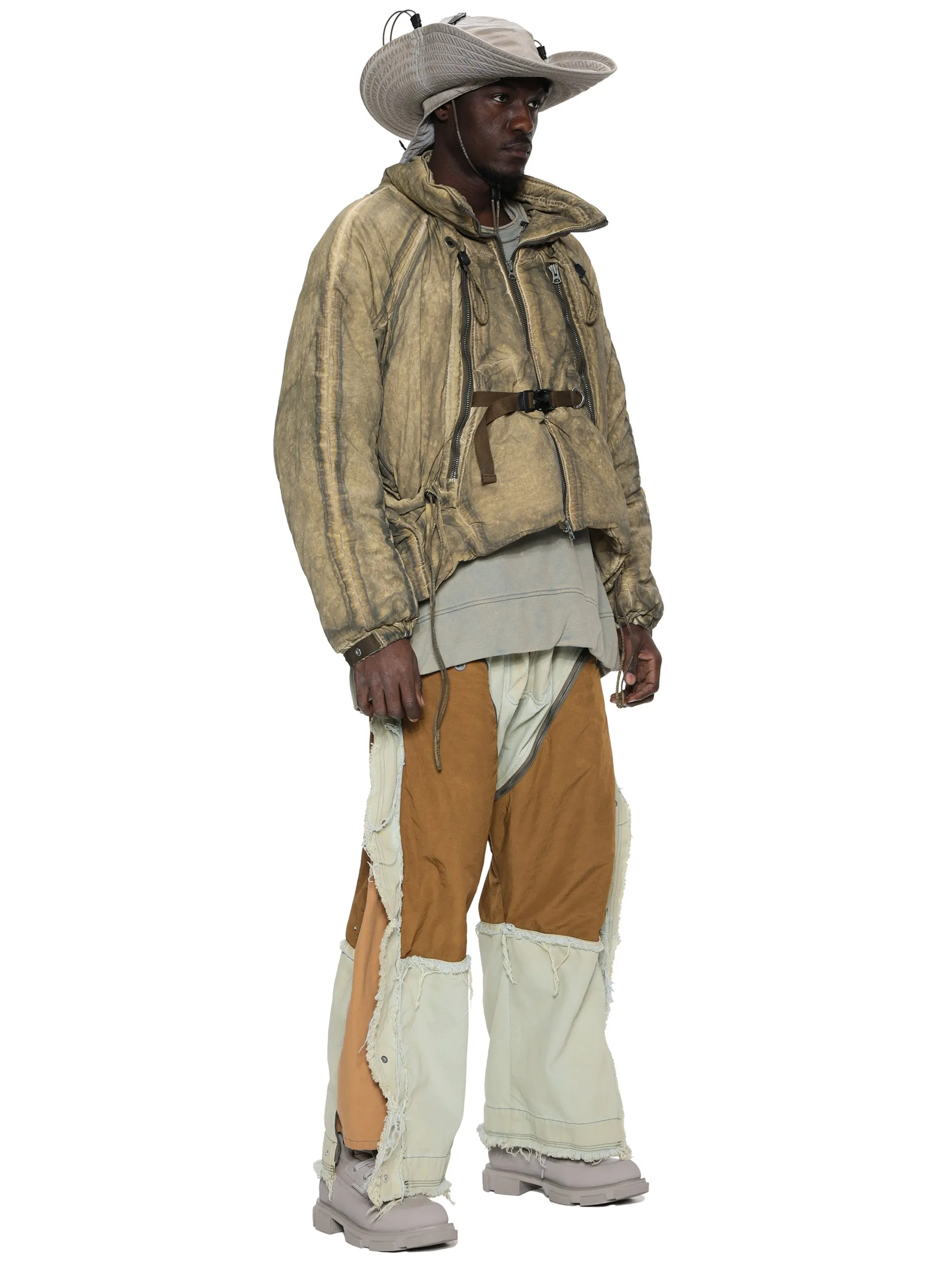 Manta Cargo Quilted Bomber Jacket