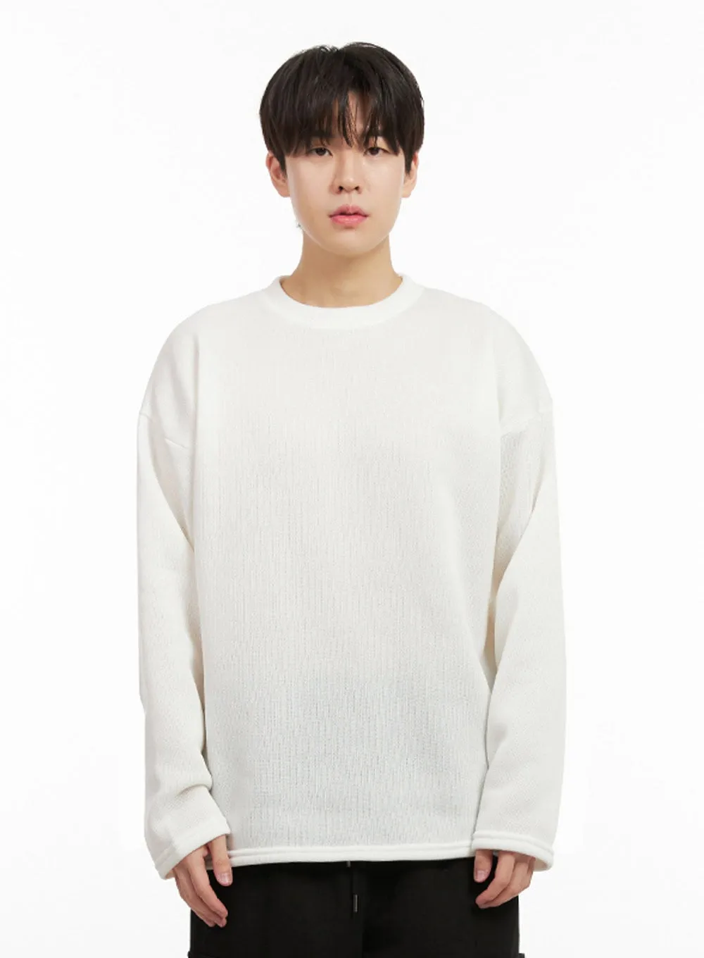 Men's Basic Loose-Fit Sweater IJ517