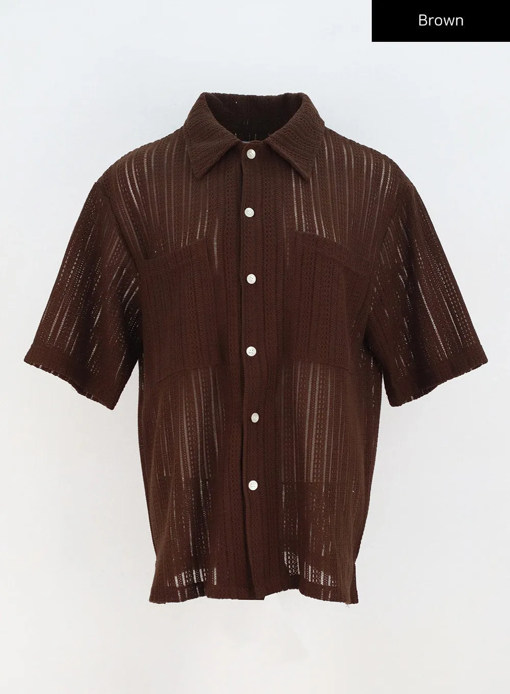 Mesh Button Top Unisex CY322