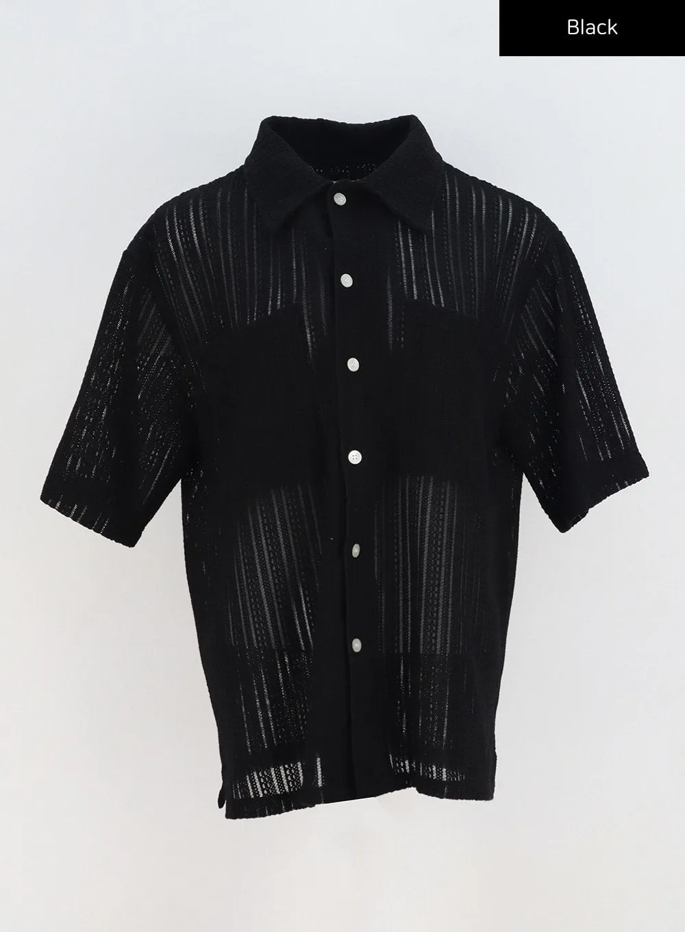 Mesh Button Top Unisex CY322