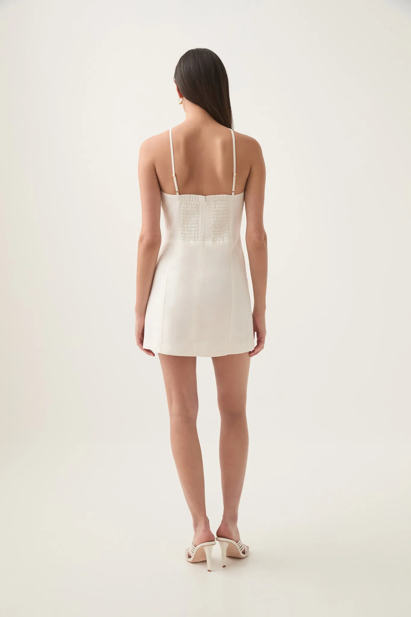 Mirrors Embroidered Mini Dress