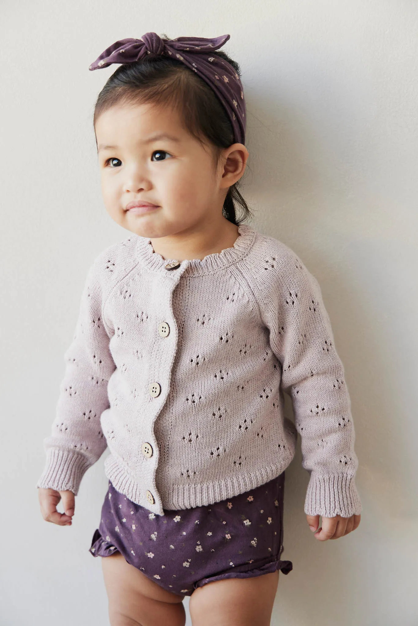 Organic Cotton Frill Bloomer - Goldie Huckleberry Sparse