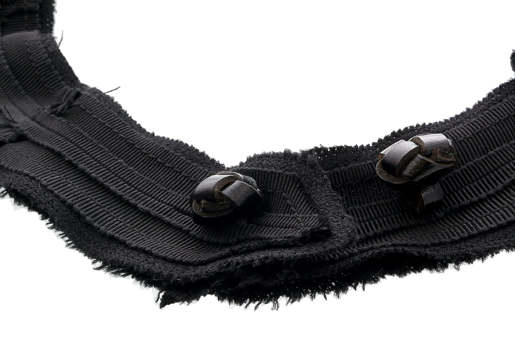 Prada Black Beaded Collar Necklace-one size