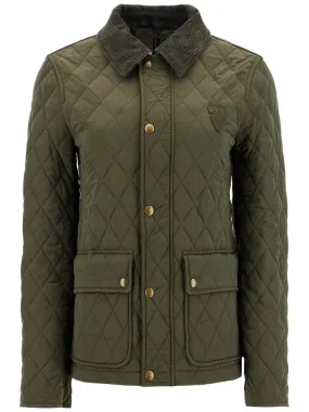 Quilted Diamond Corduroy Jacket