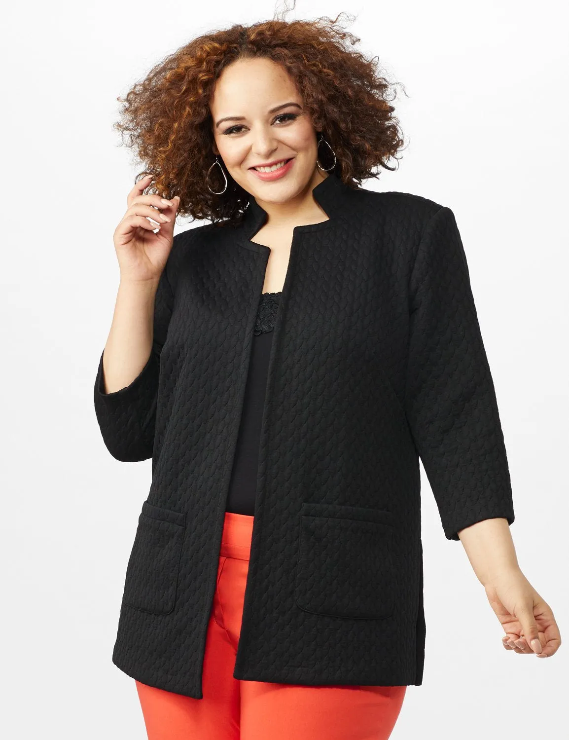 Quilted Jacquard Topper - Plus