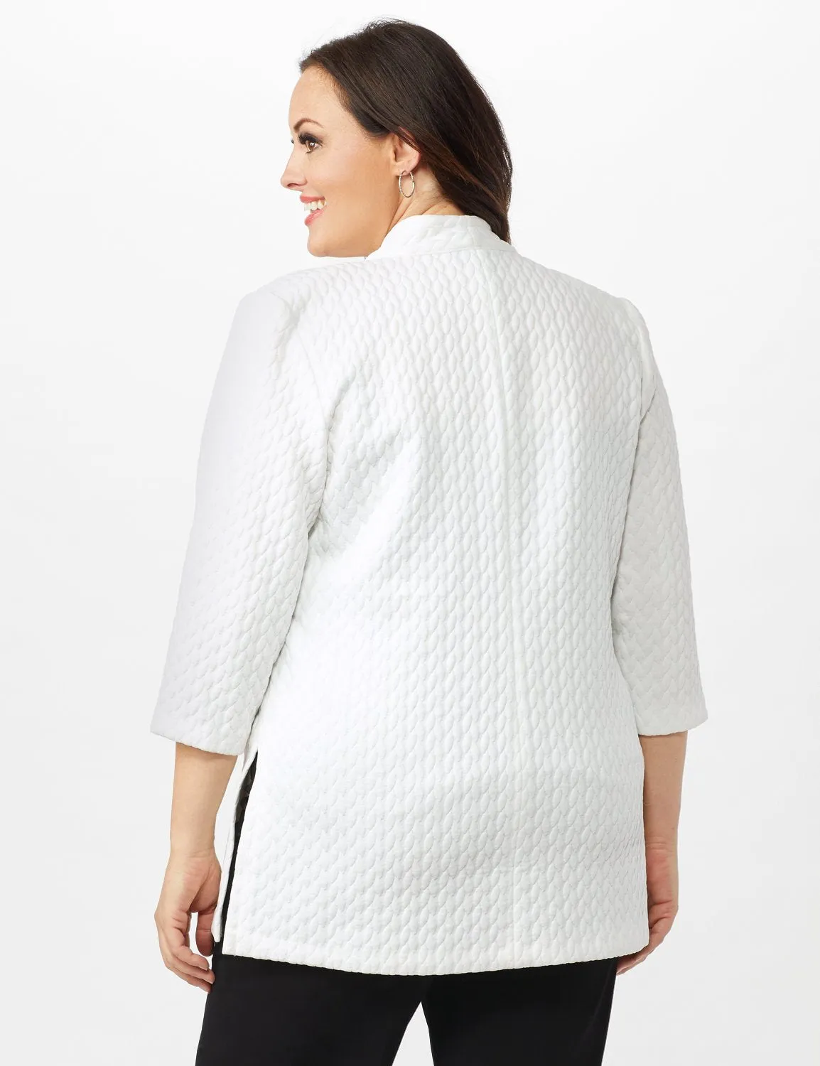 Quilted Jacquard Topper - Plus