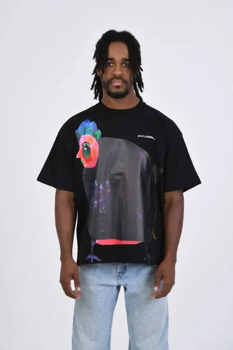 "BAD CO WORLD" T-shirt - Black