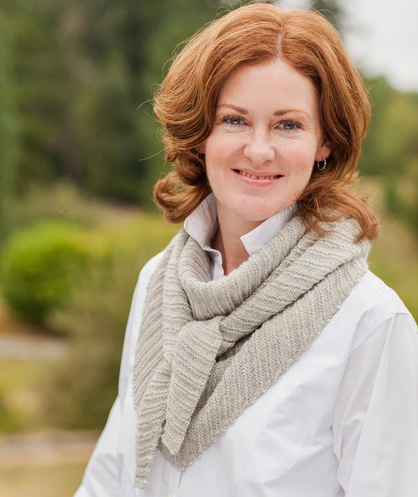 Racing Raindrops Scarf Pattern
