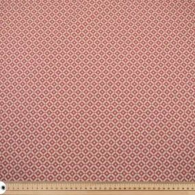Rose Diamonds Cotton Canvas Print