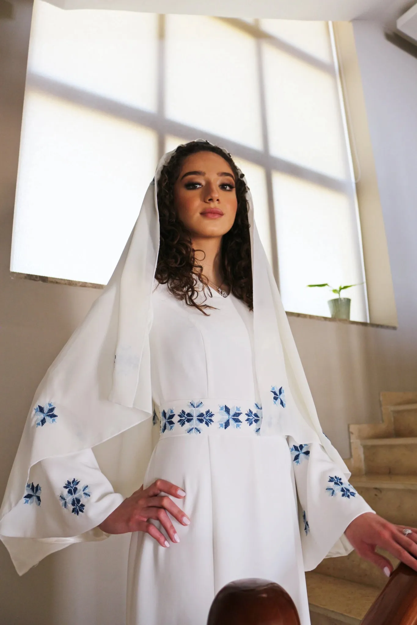 Sama - Hand-Embroidered Palestinian Wedding Dress