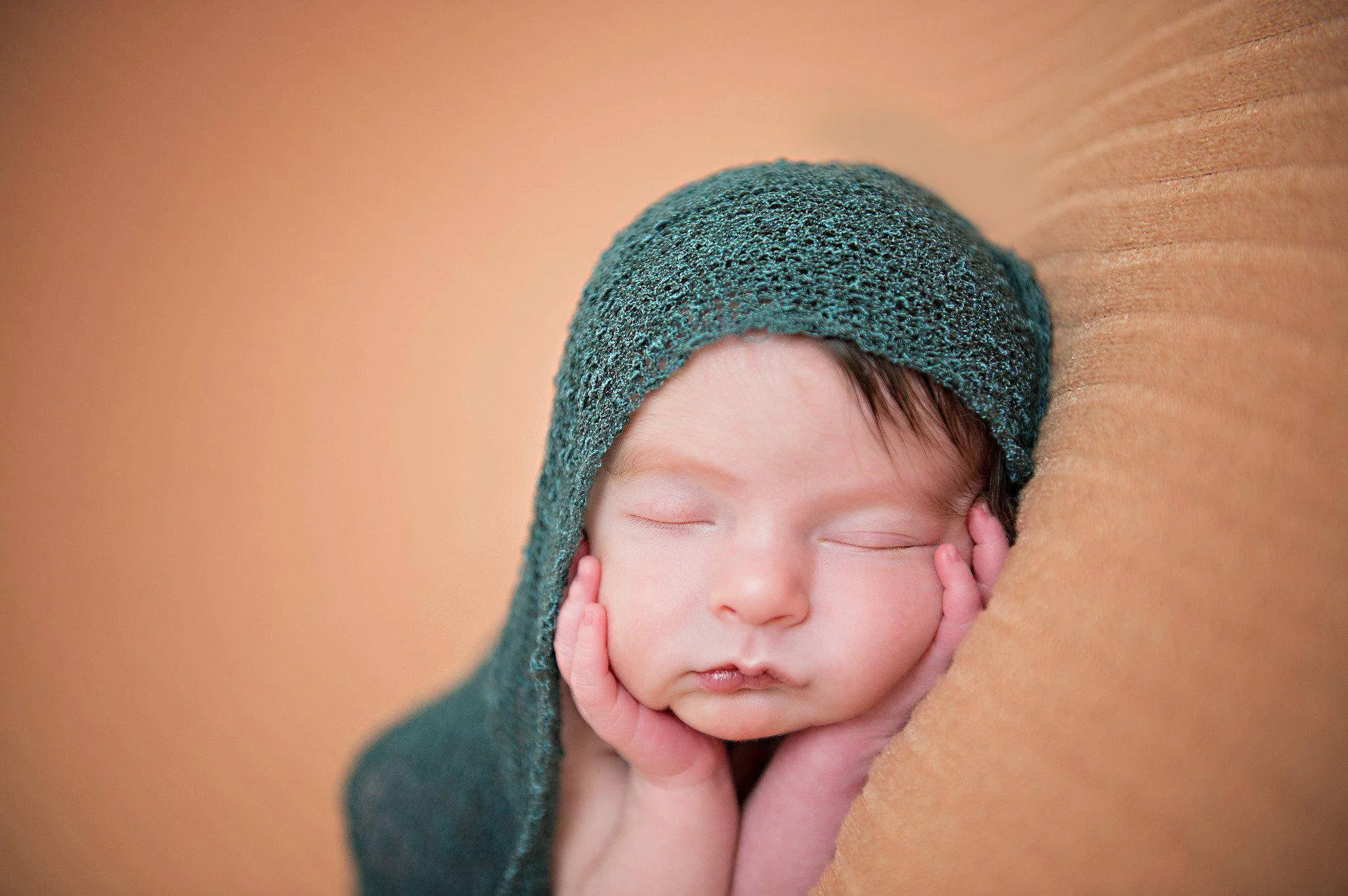 Seafoam Green Stretch Knit Baby Wrap