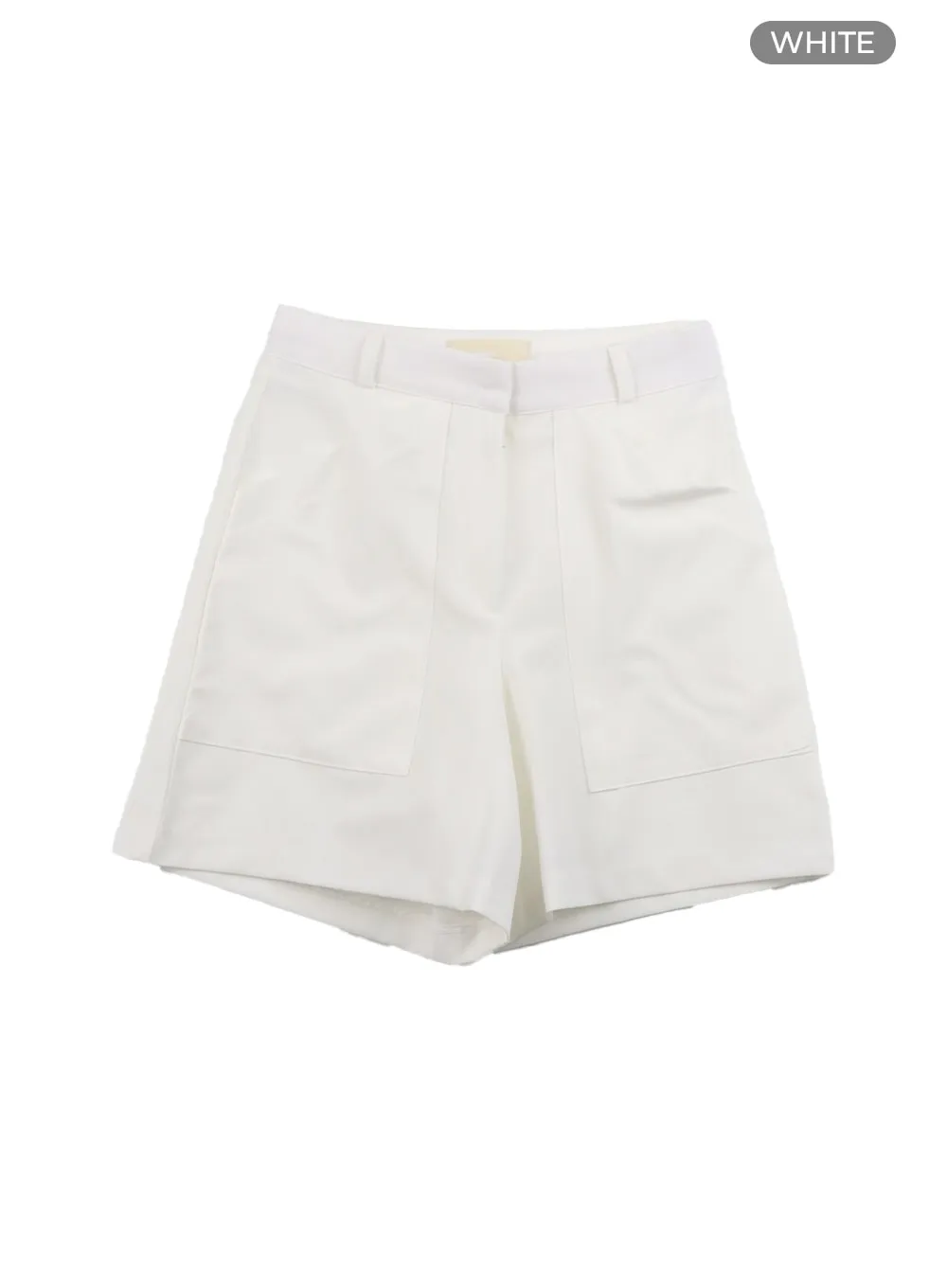 Solid Loose Fit Shorts OA429