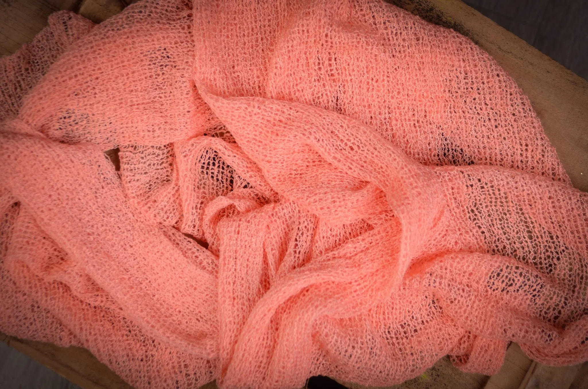 Stretch Knit Baby Wrap - Pink Salmon