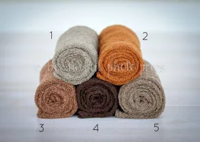 Stretch Knit Wraps Brown Tones