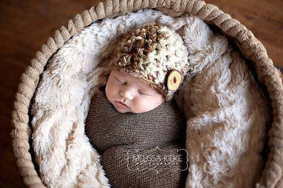 Stretch Knit Wraps Brown Tones