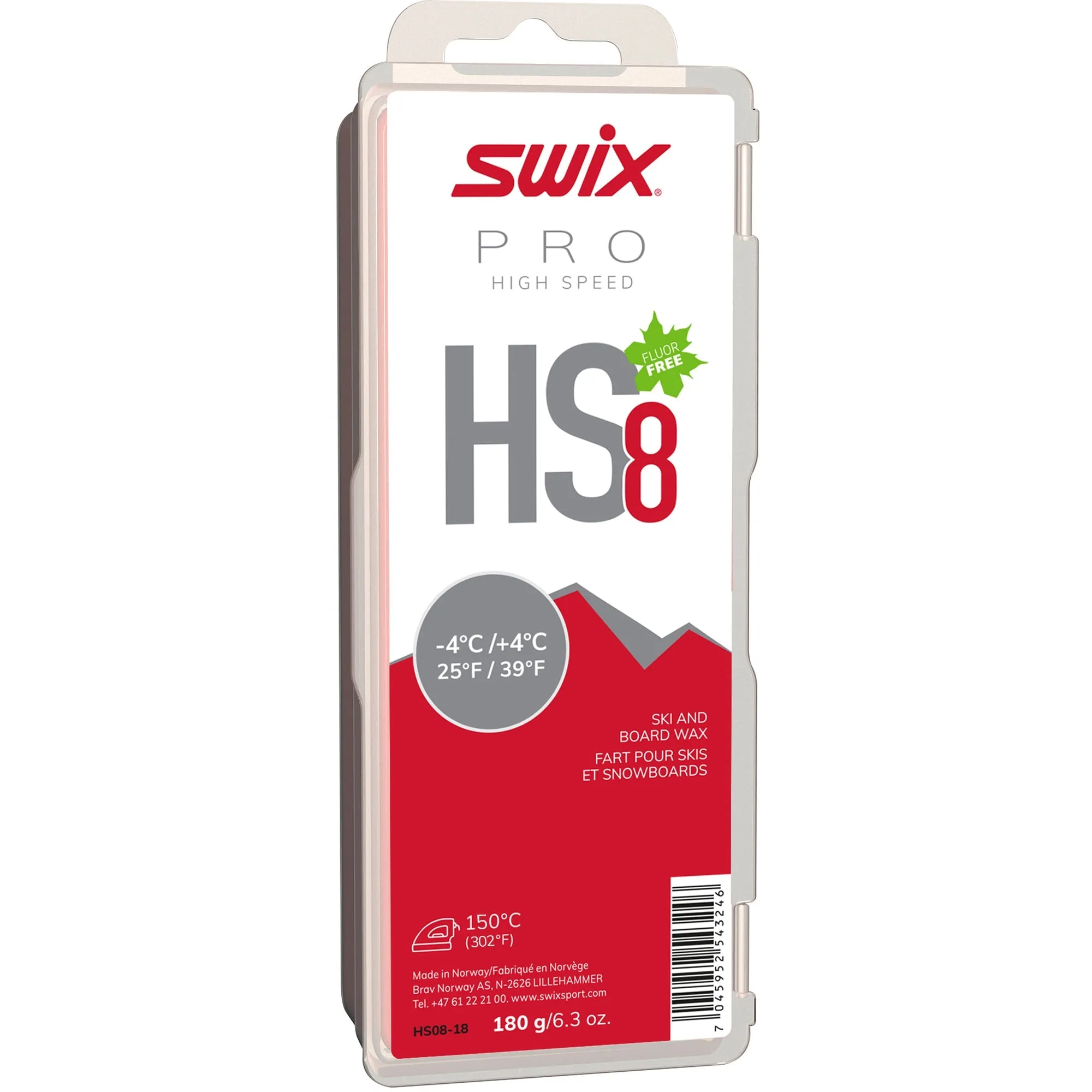 Swix HS8 Red Melt Glider