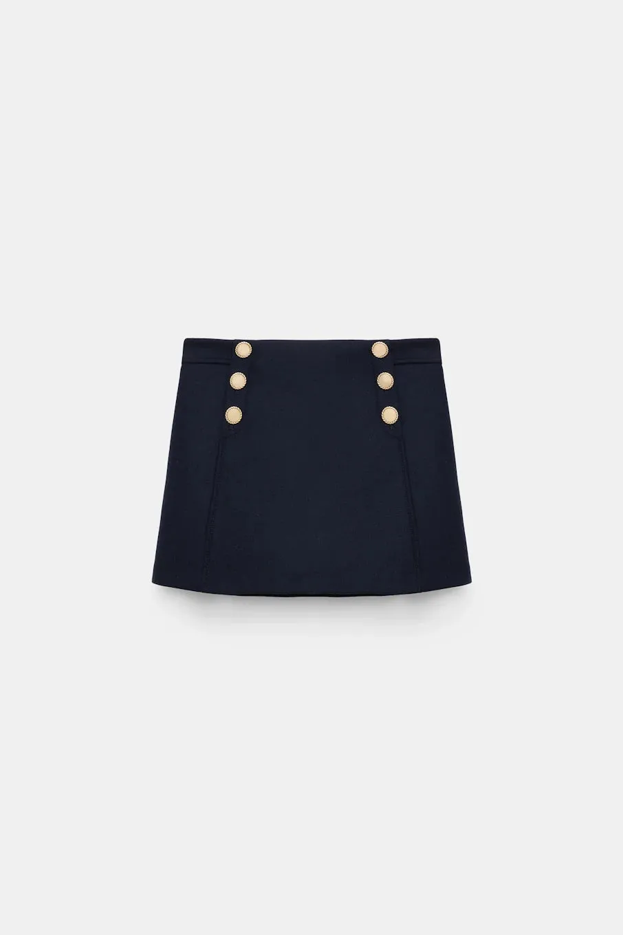 Wool Modern Softness Skirt deep navy